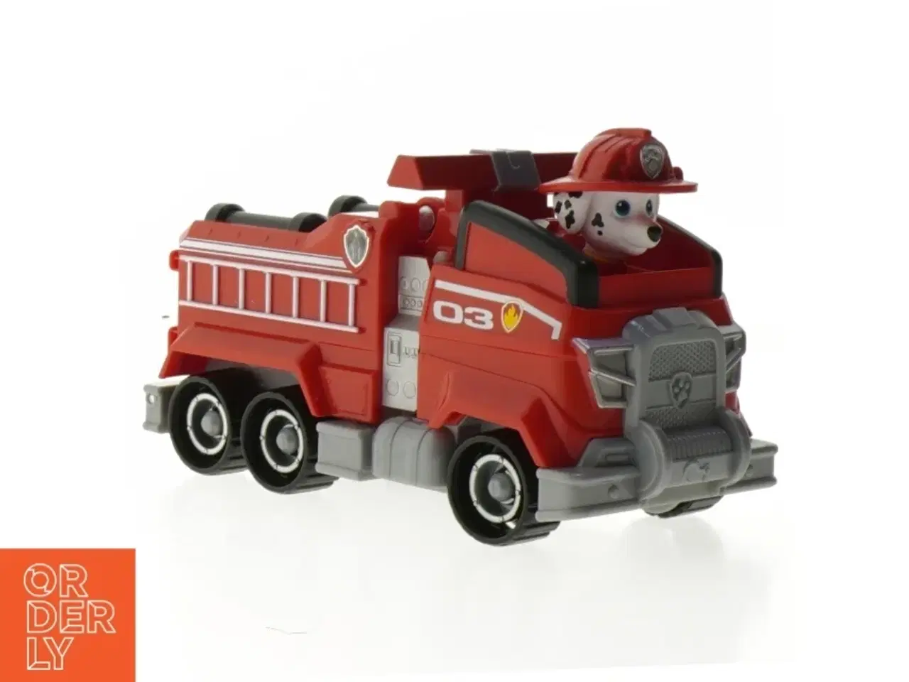 Billede 2 - Legetøjsbrandbil med figur fra Paw patrol (str. 19 x 10 cm)