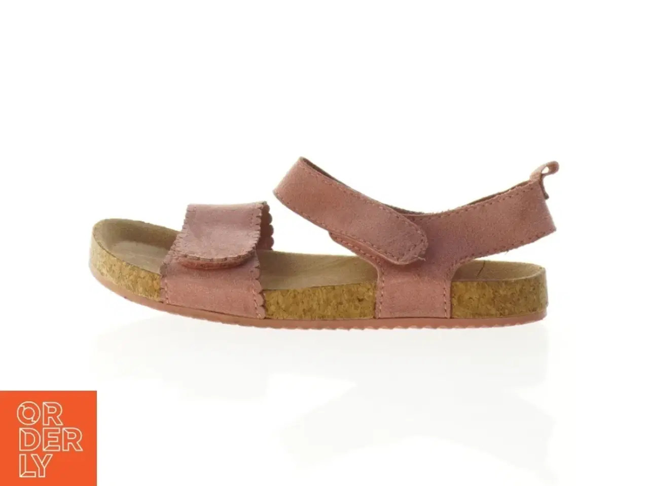 Billede 1 - Lyserøde sandaler med korksål fra H&M (str. 29)