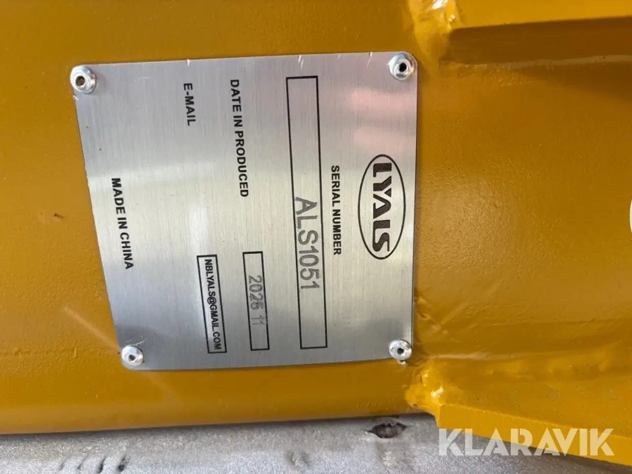 Billede 7 - Hydraulisk hammer Lyals ALS750 til 5 tons gravemaskine