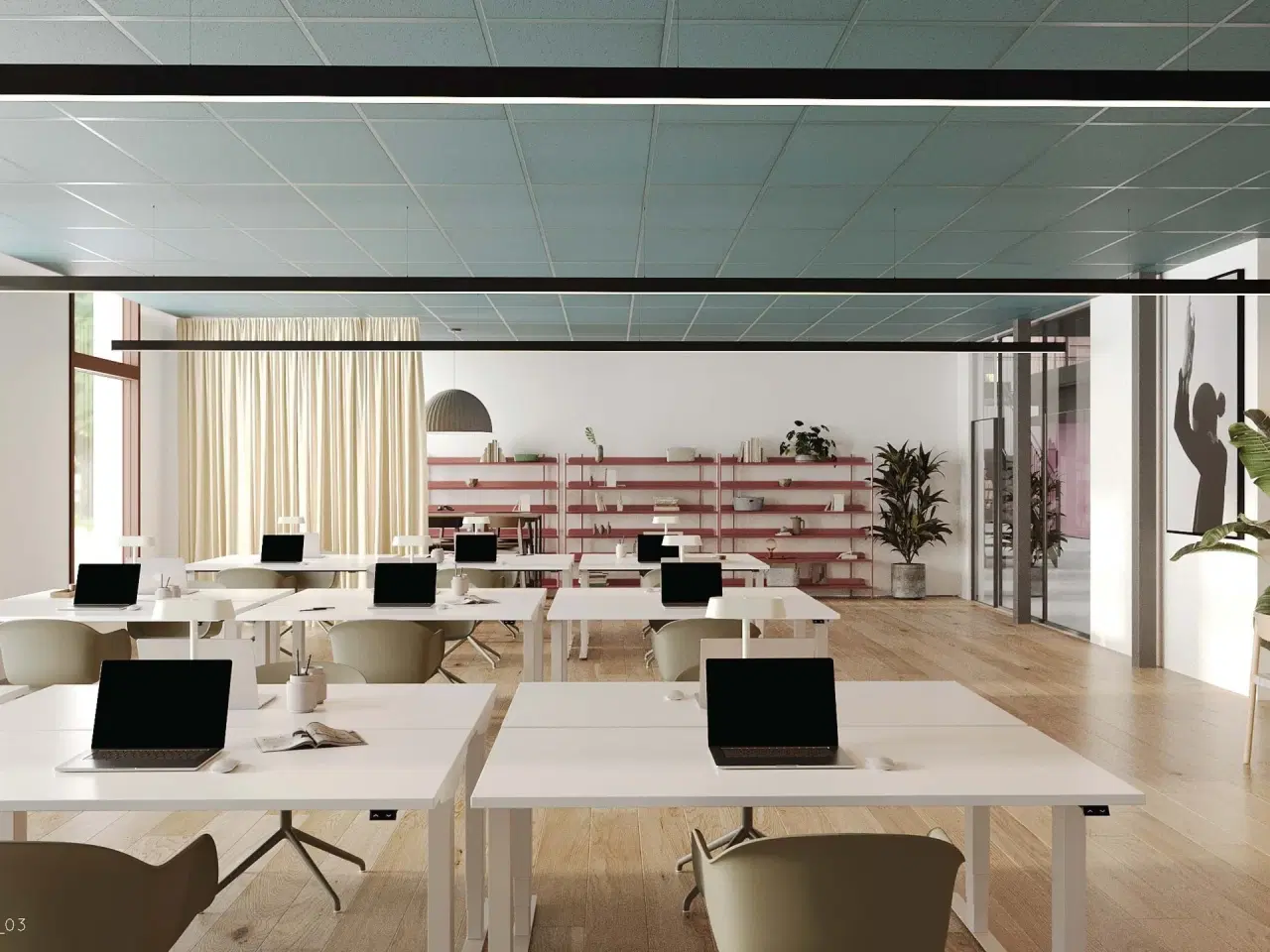 Billede 1 - Bliv en del af vores nye moderne kontorfællesskab