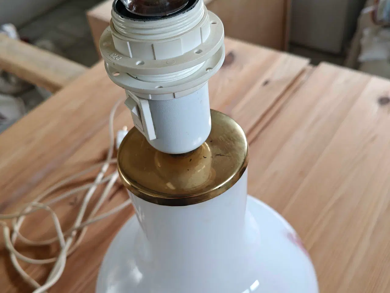 Billede 3 - Holmegaard Glasværk bordlampe