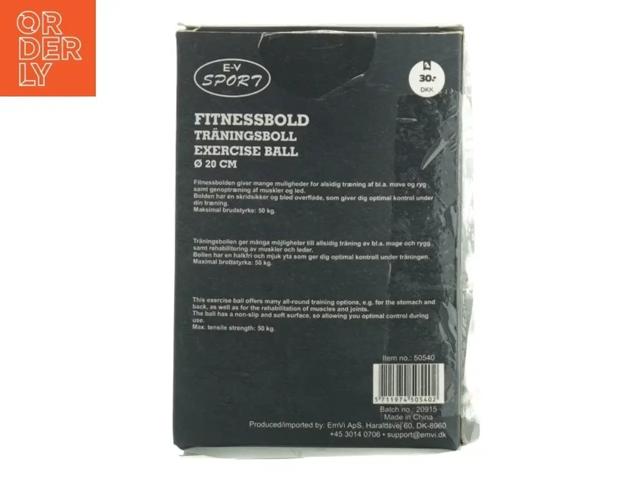 Billede 4 - Fitnessbold (str. Ø 20 cm)