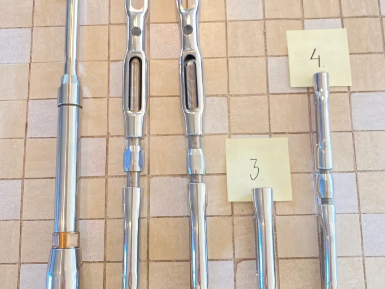 Billede 1 - NAVTEC TURNBUCKLES - whit toogle rod an eye end. m