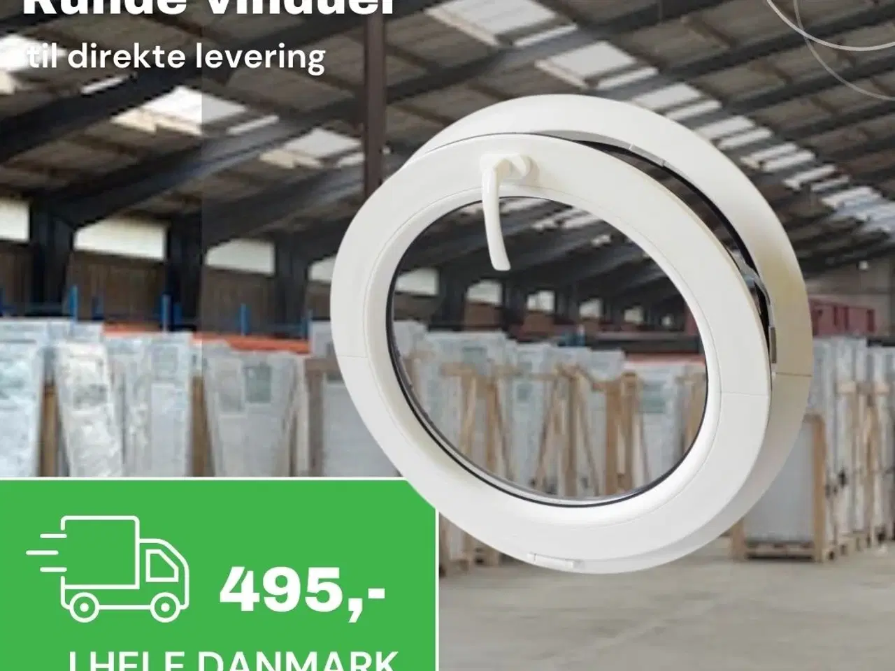 Billede 3 - Runde  vinduer plast