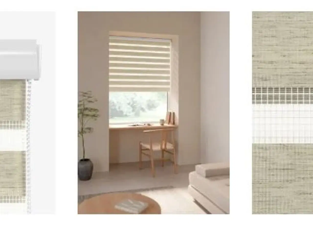 Billede 2 - 4 stk Rullegardin Duo ALSTEN 90x210 natur - købt 1