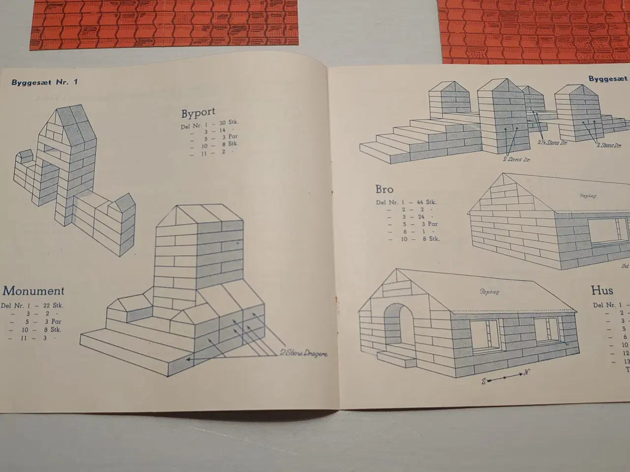 Billede 4 - Murstens Arkitekten. 2 Sjældne byggesæt. Nr 1 og 2