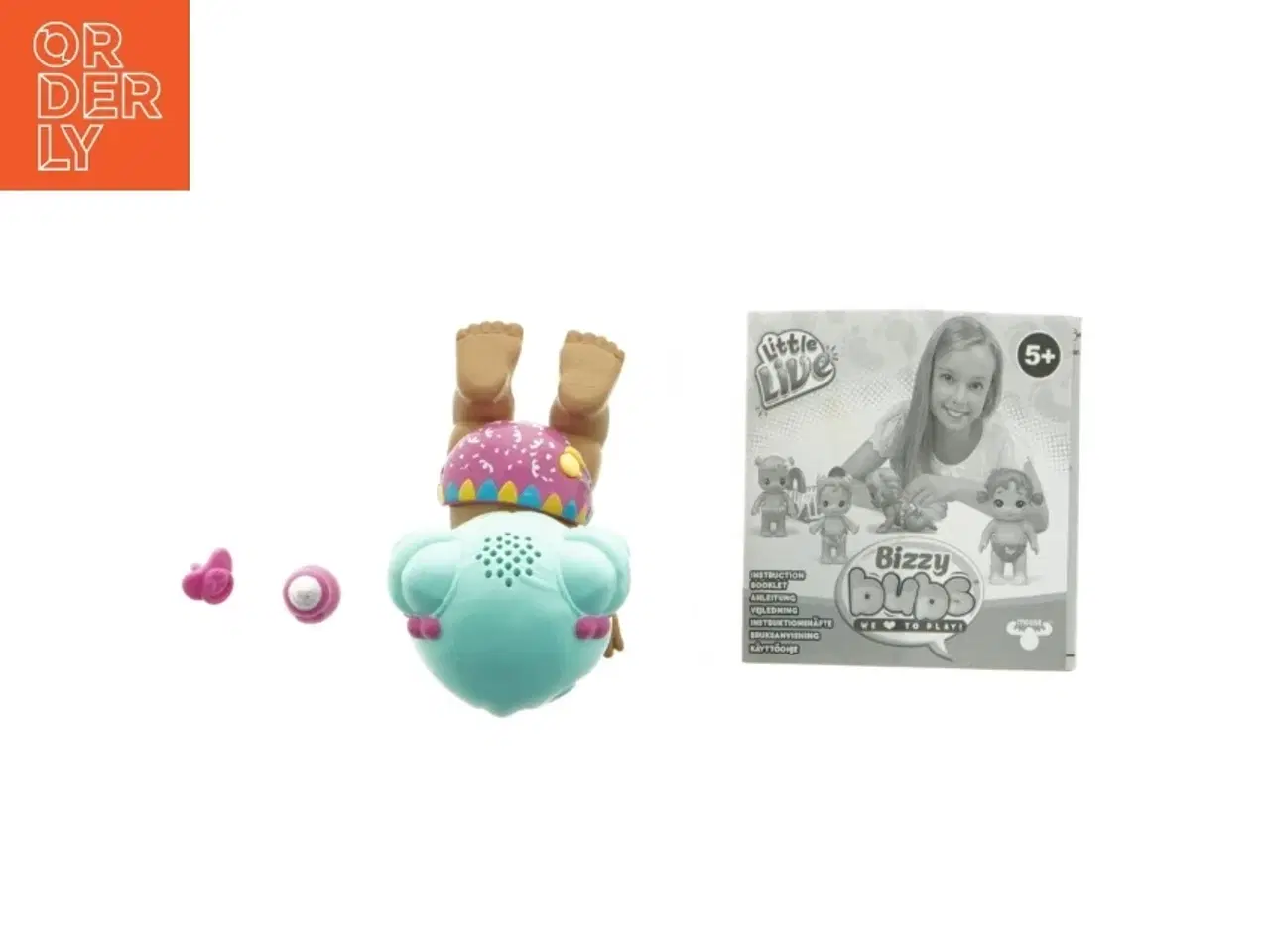 Billede 2 - Little Live Bizzy Bubs dukke med tilbehør