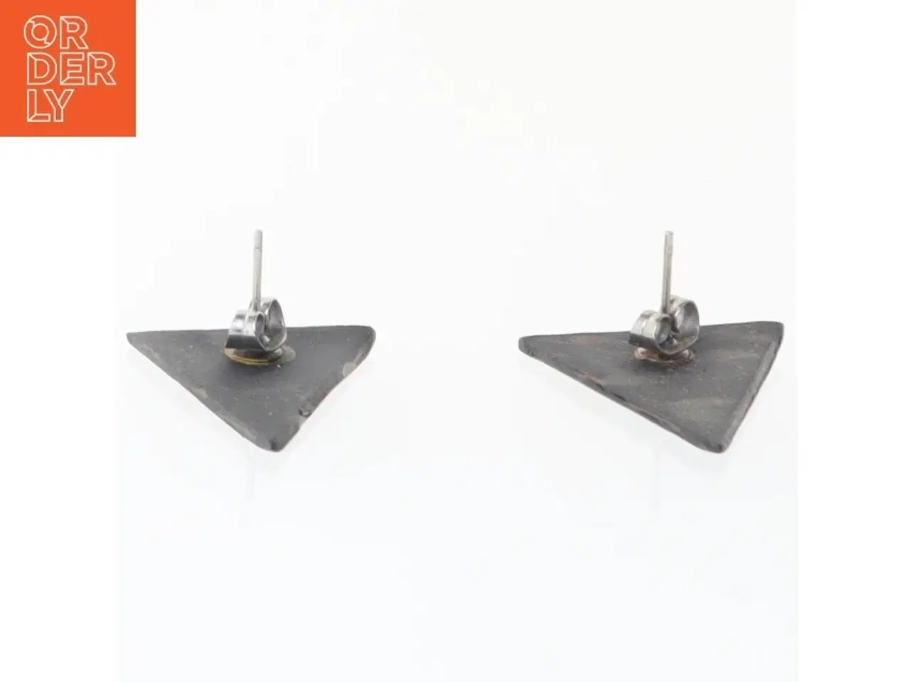 Billede 5 - Trekanthængsler øreringe (str. 2,7 x 2 cm)