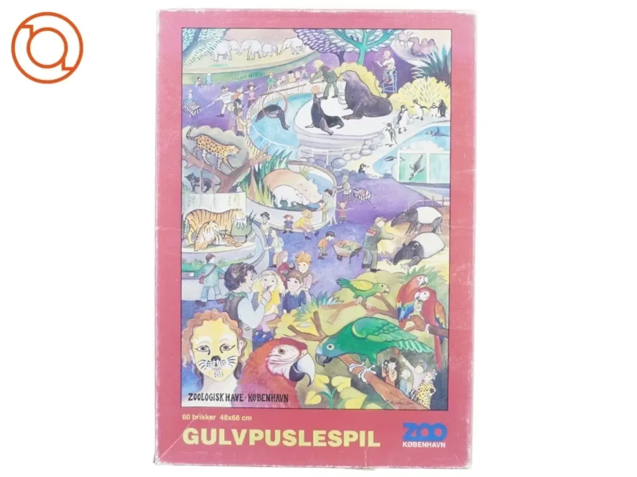 Billede 1 - Puslespil fra Zoo København (str. 36 x 25 cm)