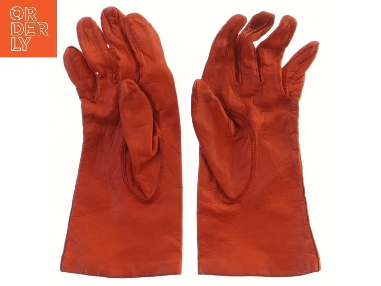 Billede 2 - Håndlavede kørehandsker læderhandsker (str. 23 cm)