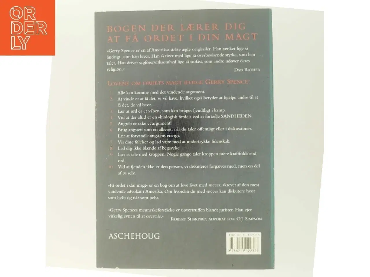 Billede 3 - Få ordet i din magt : hjemme, på jobbet, i retten, alle steder, hver dag af Gerry Spence (Bog)