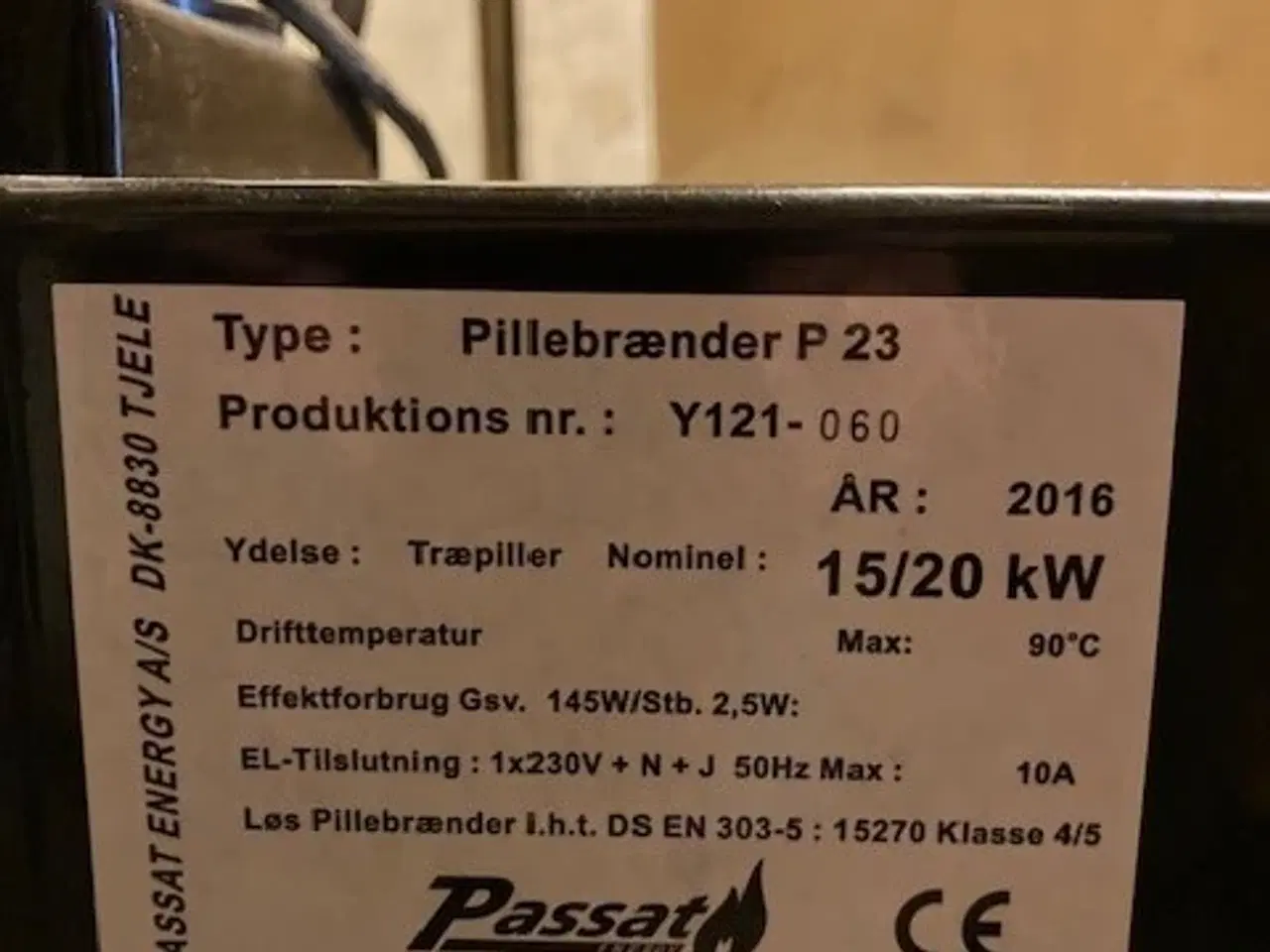 Billede 2 - Pillefyr, Passat c2+ 23kw