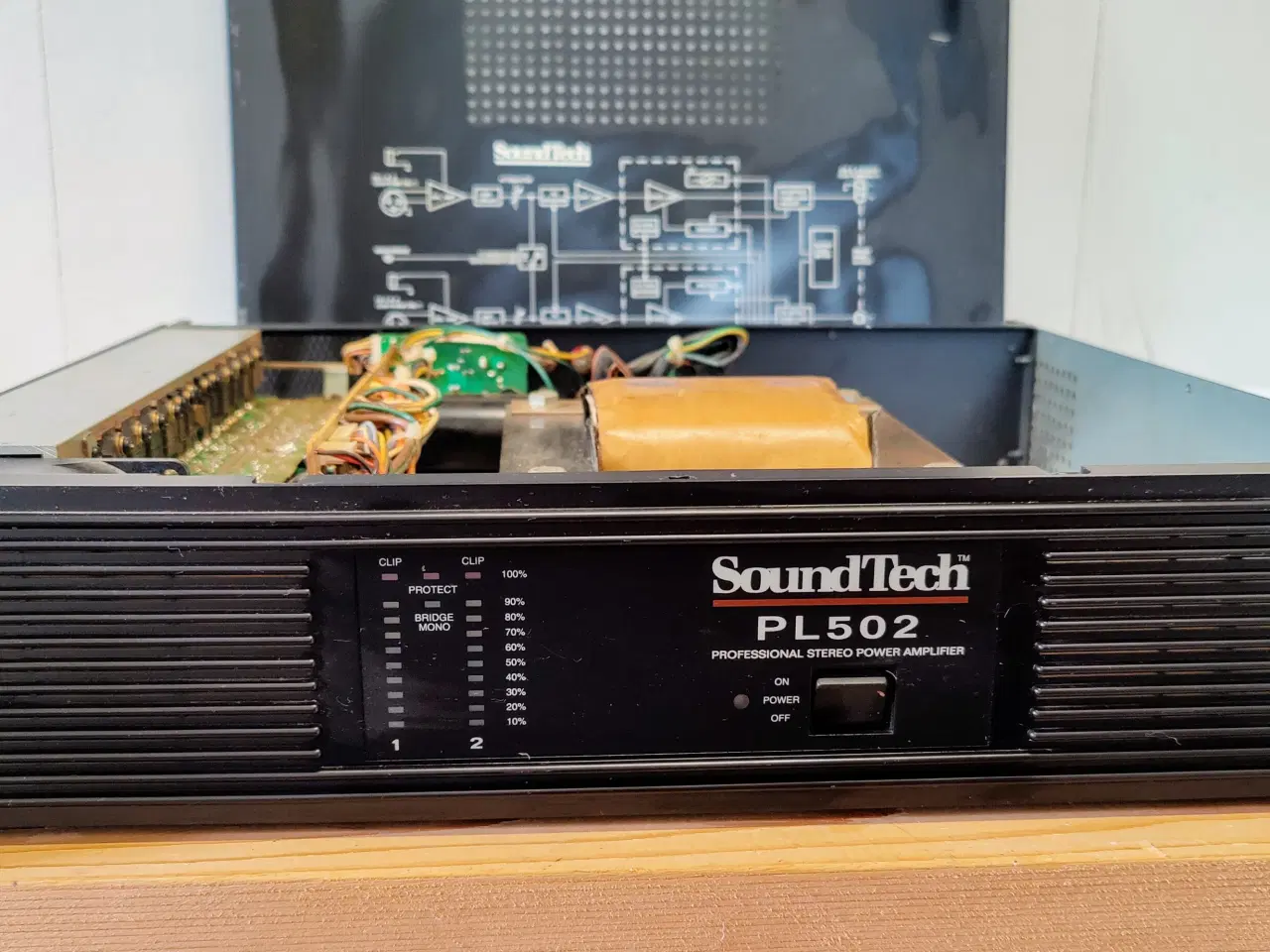 Billede 3 - PA Forstærker - SoundTech PL502 i SKB Flight Case