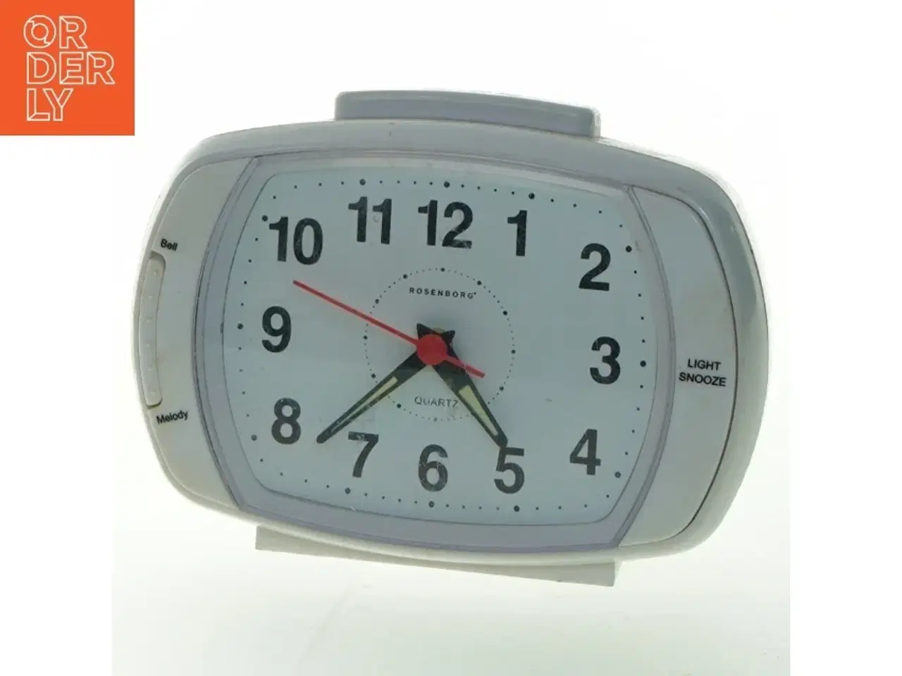 Billede 1 - Rosenborg designer vækkeur fra Rosenborg (str. 13x9 cm)