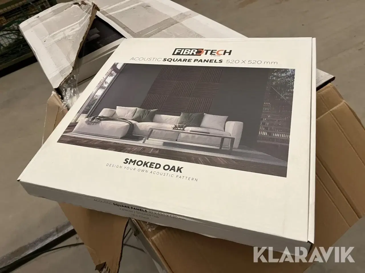 Billede 4 - Akustikpaneler Fibrotech Smoked Oak 80 styk