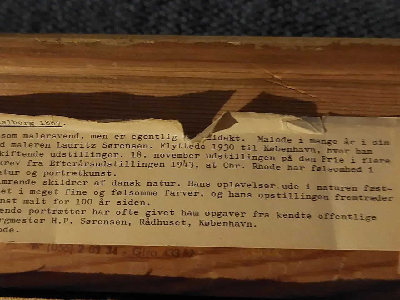 Billede 3 - Oliemaleri - landbrugsmotiv