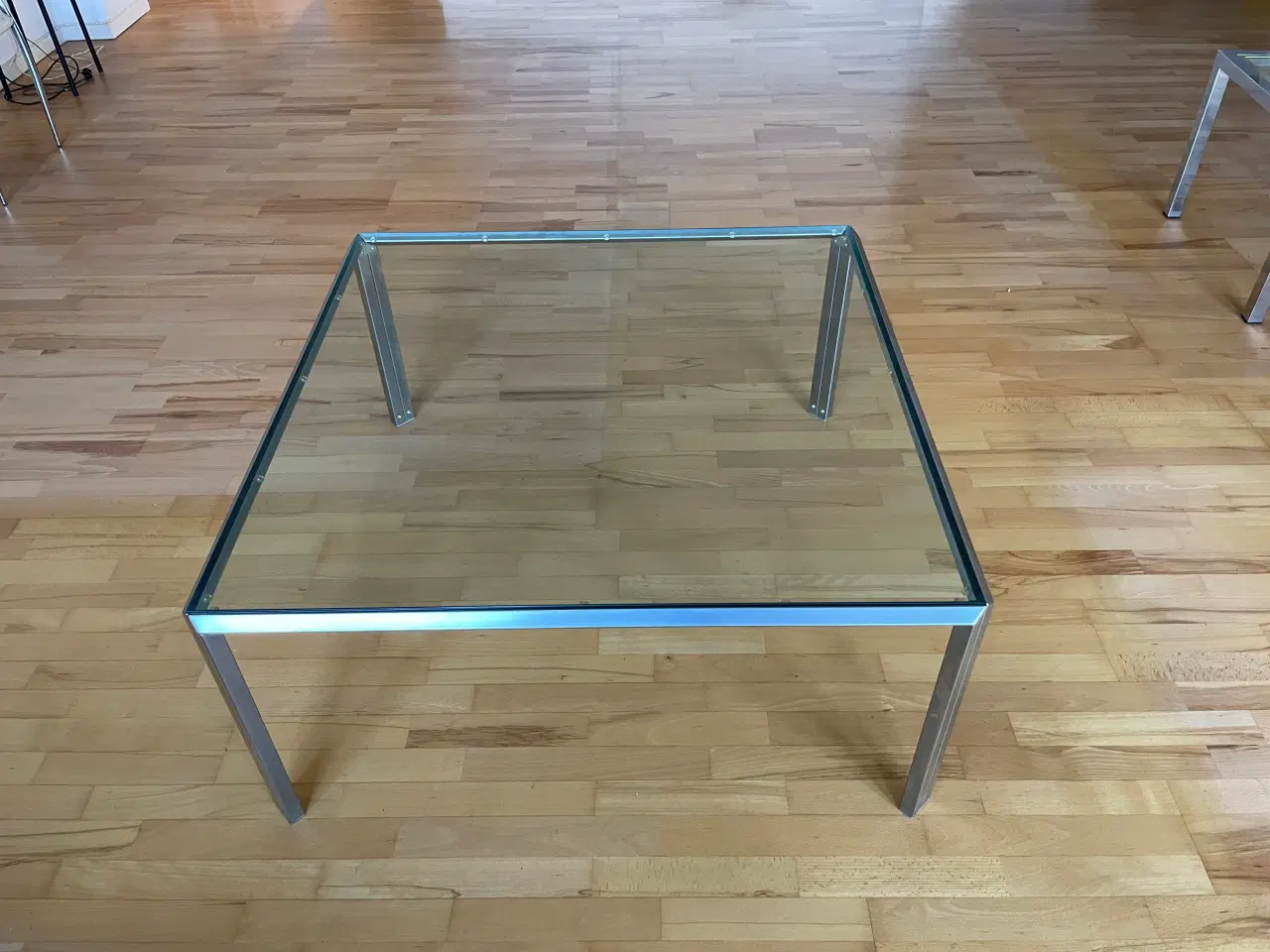 Billede 1 - Glasbord 83 x 148 cm 48,5 cm høj