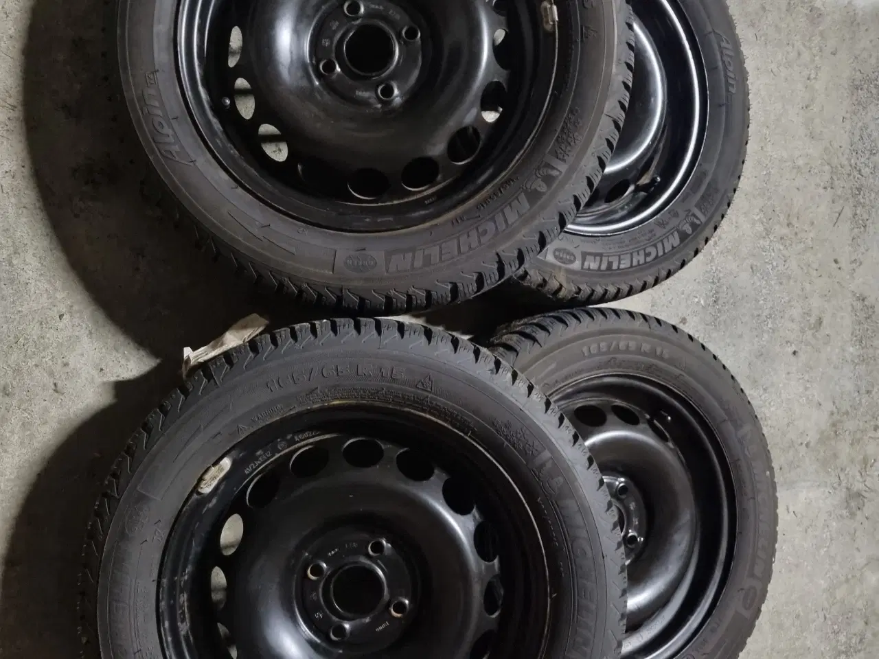 Billede 1 - 4x100 vinterhjul med rigtig gode Michelin dæk 