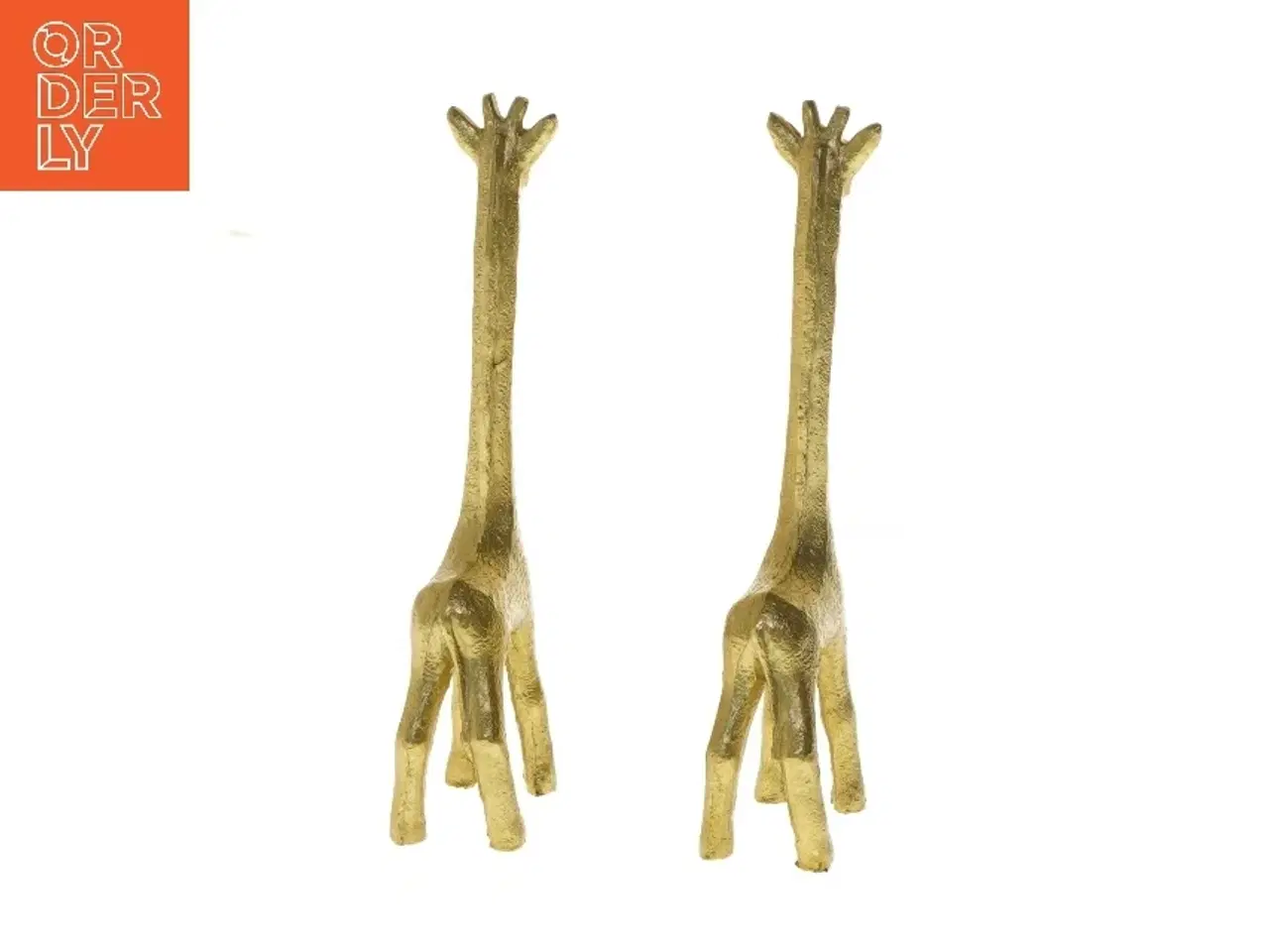 Billede 3 - Gyldne giraff dekorationer (str. 21 cm)