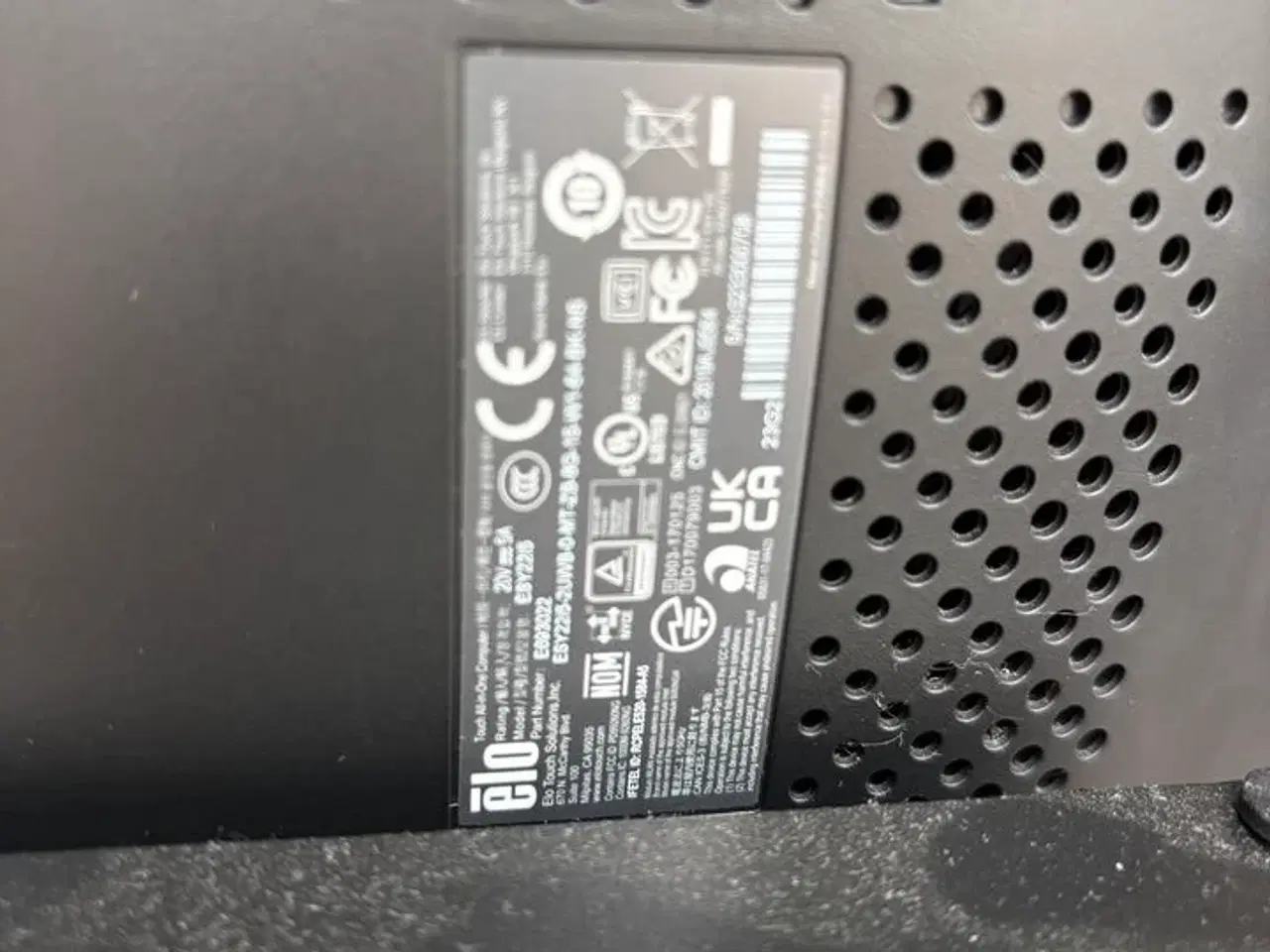 Billede 5 - All-in-one touch computer ELO ESY22i5 med bonprinter samt dankortterminal