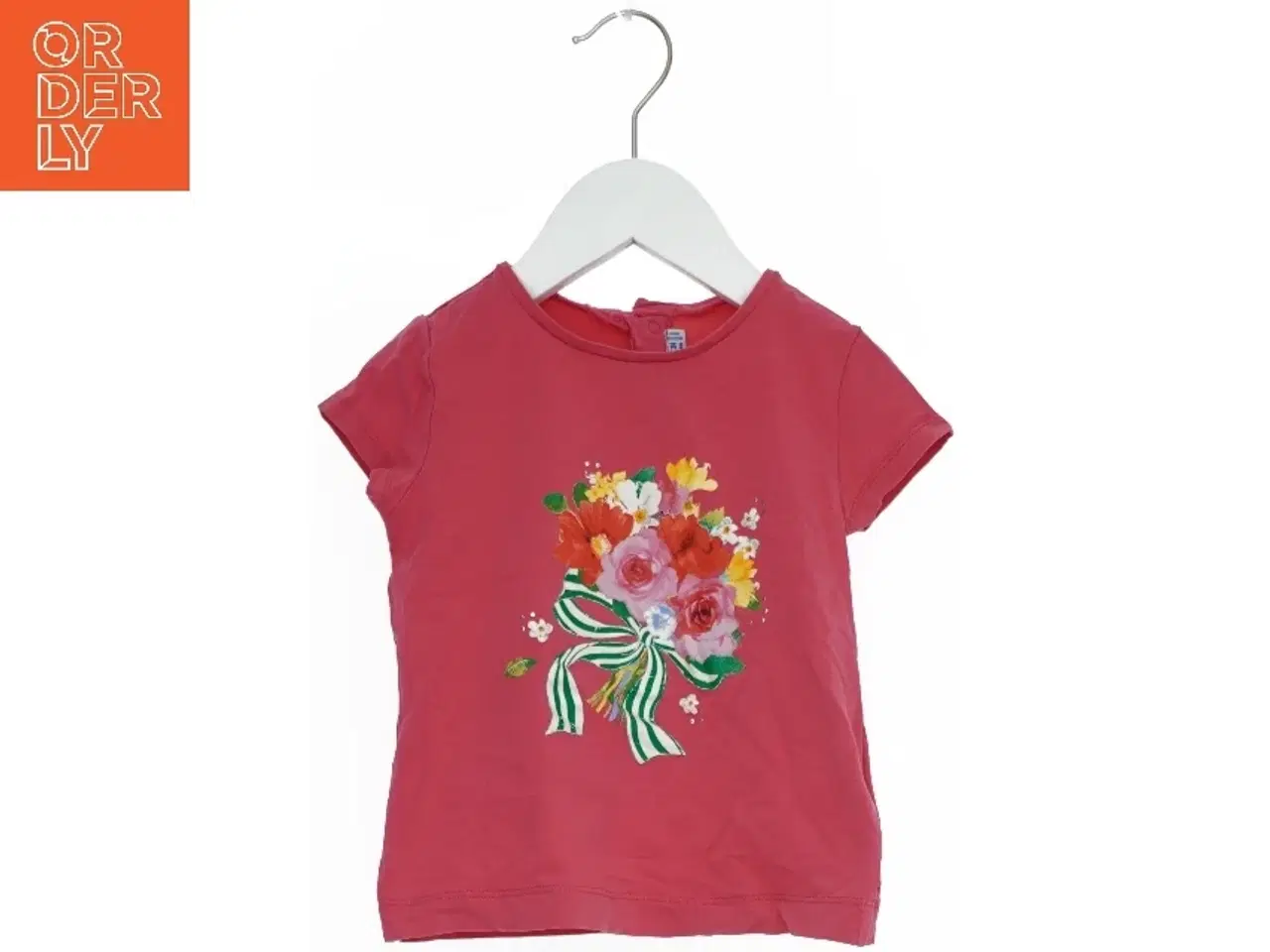 Billede 1 - Børne T-shirt med blomster fra Mayoral (str. 92)