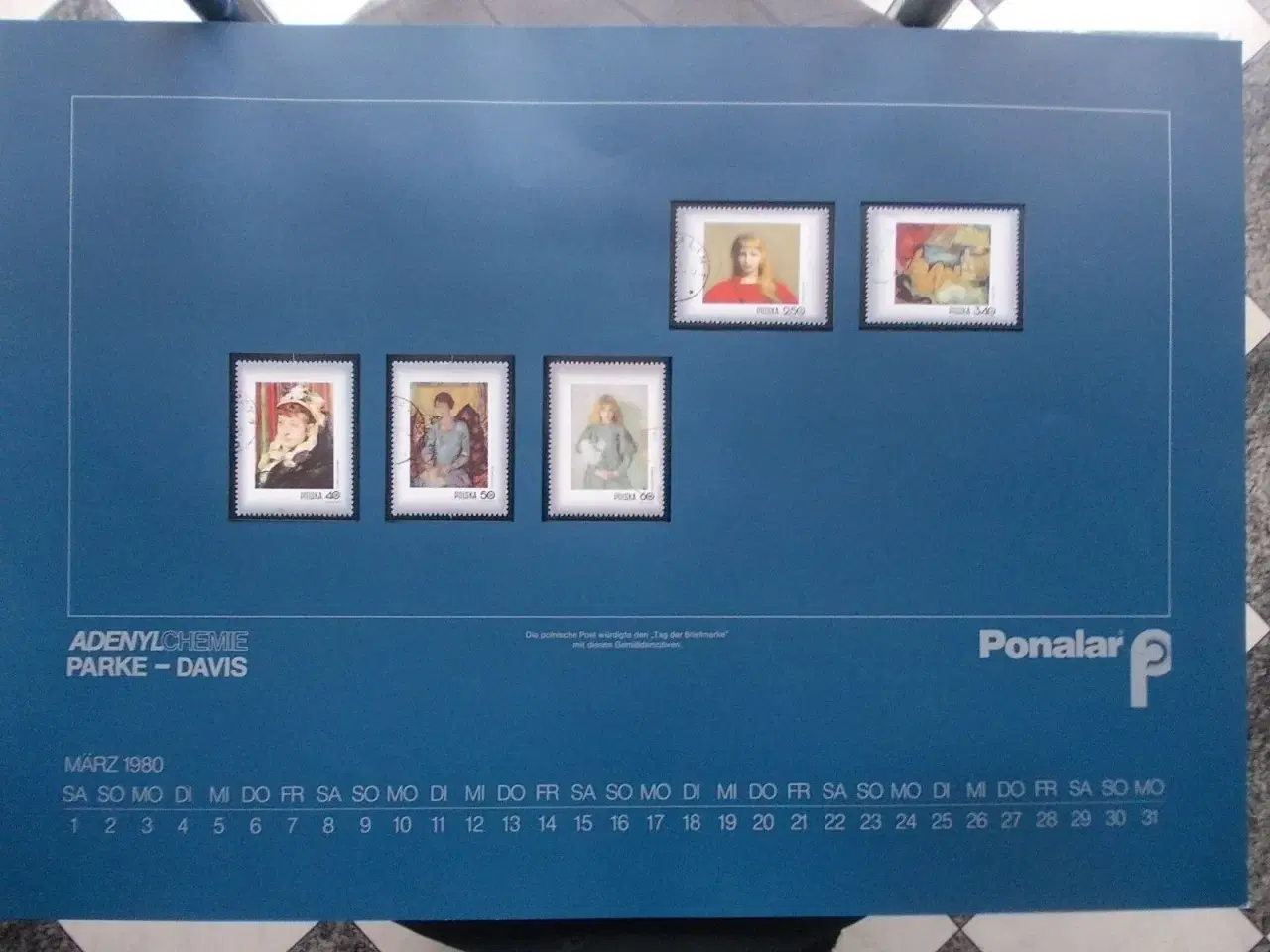 Billede 8 - Frimærke kalendere