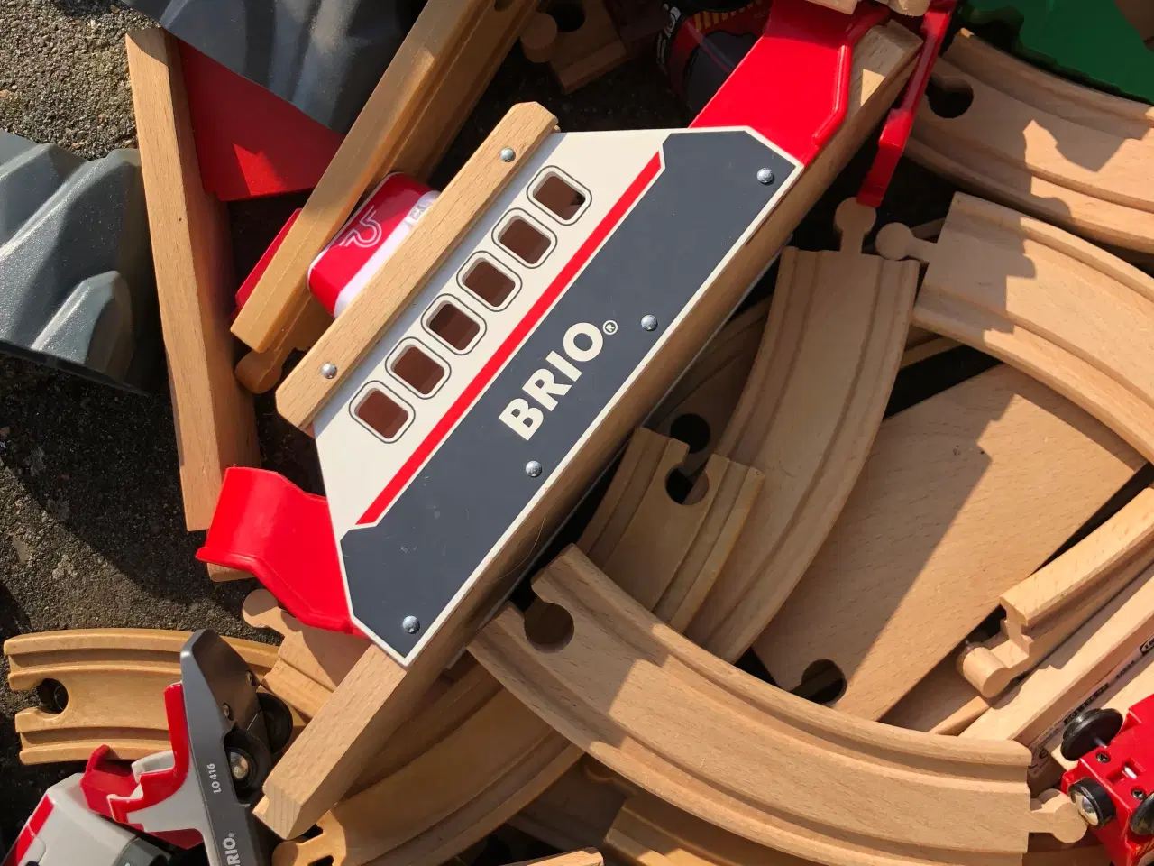 Billede 3 - BRIO Togskinner med tilbehør