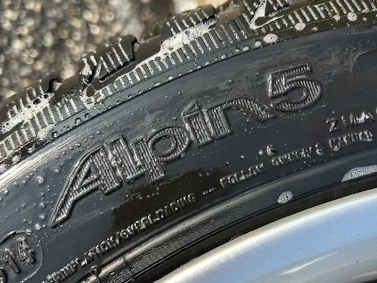 Billede 3 - 4 nye Michelin Alpin5 225/45/R17 på orig BMW alu