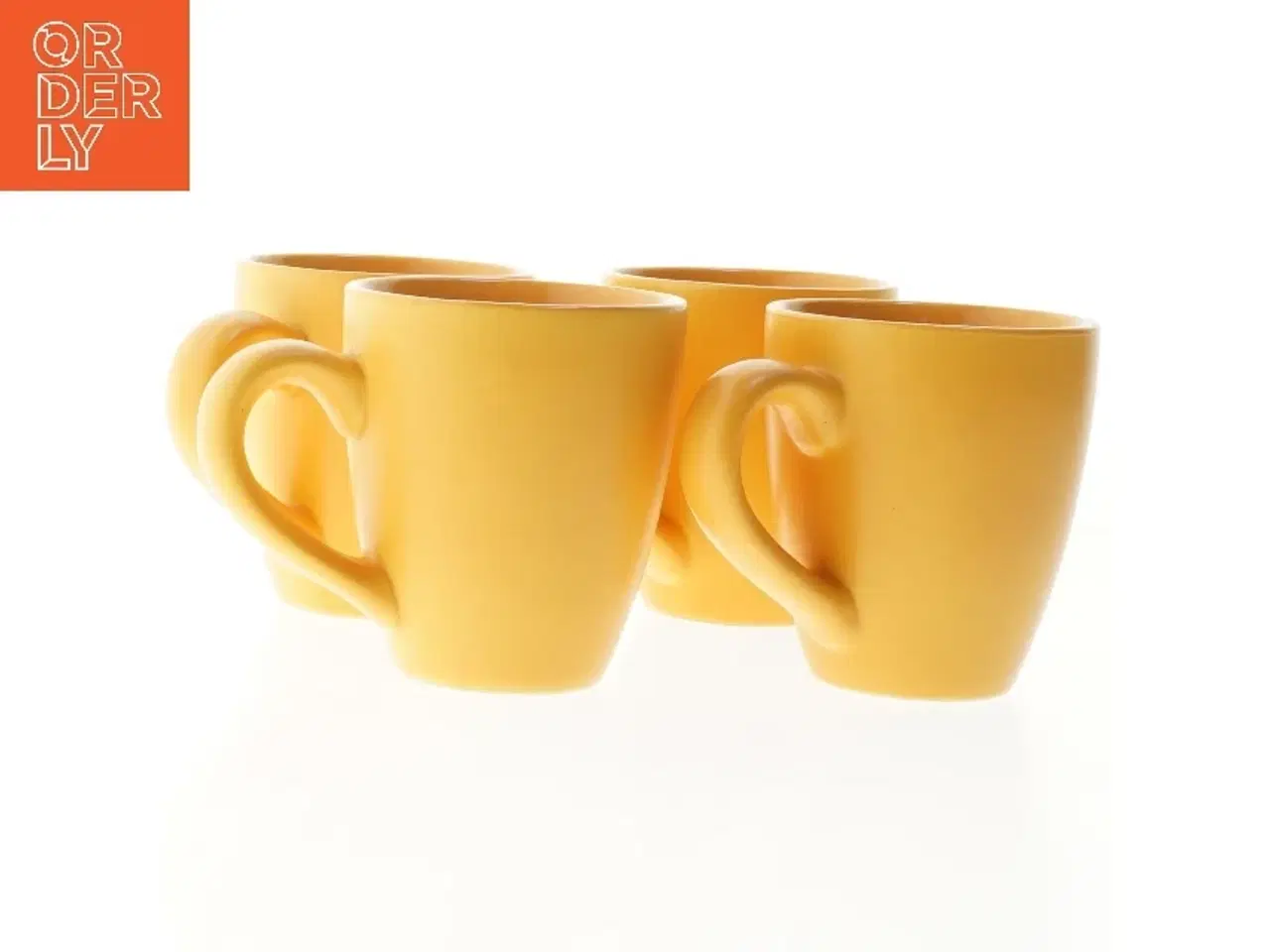 Billede 4 - Gule keramikkrus (str. Ø 9 cm)