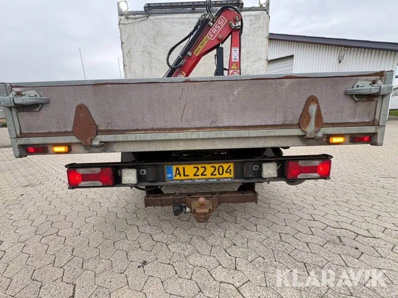 Billede 9 - Ladbil Iveco Daily 35C D med kran og mandskabskabine