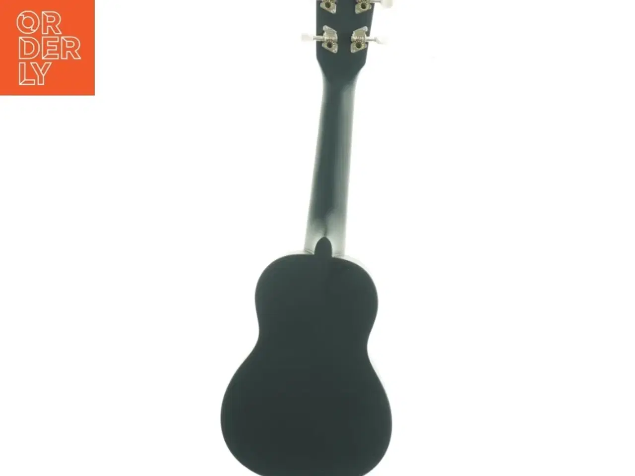 Billede 2 - Sort ukulele med taske (str. 53 x 20 cm), som ny, i mint kondition