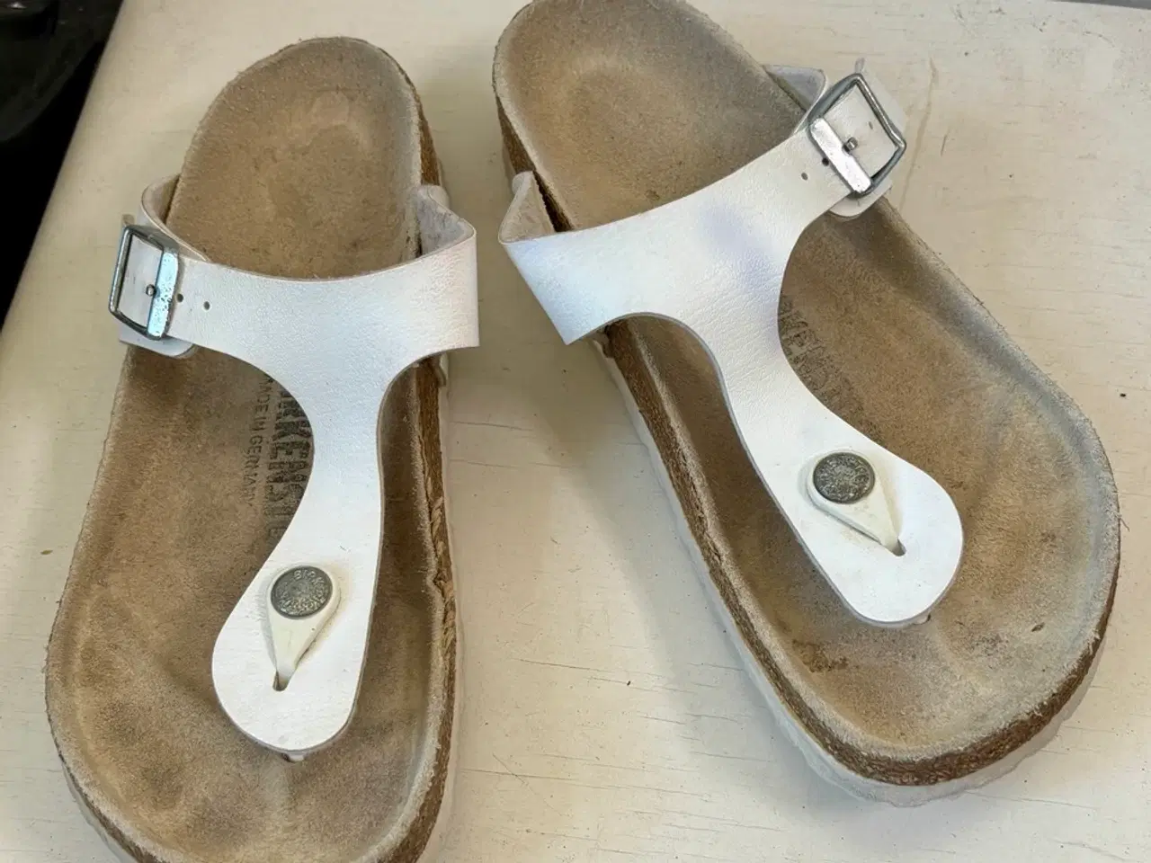 Billede 1 - Birkenstock, Gizeh hvid sandal, str 36