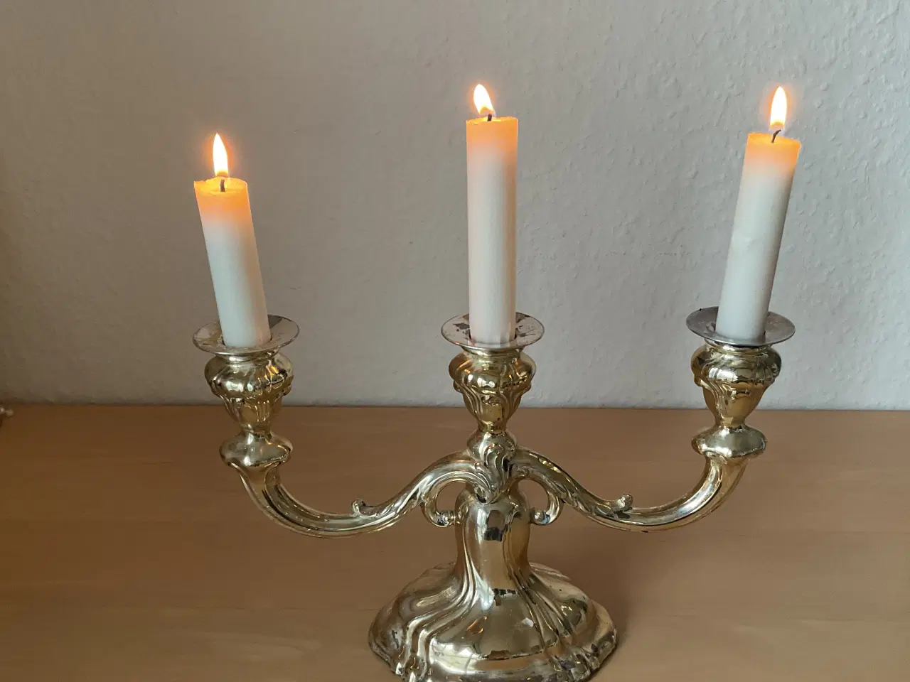 Billede 2 - Pletsølv lysestage 