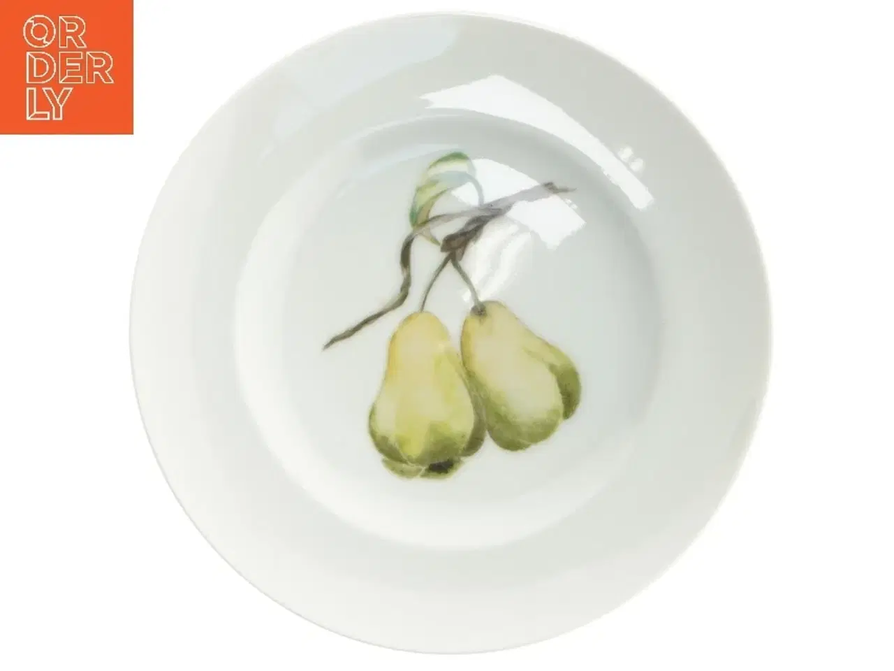 Billede 2 - Porcelænstallerkener med frugt motiver