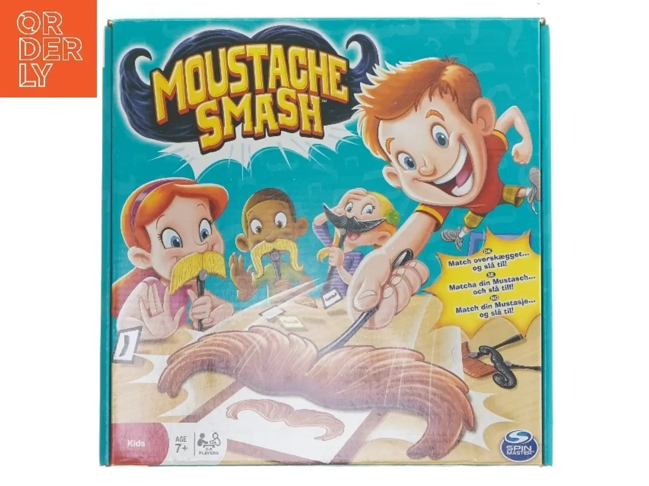 Billede 1 - Moustache Smash spil (str. 5x27x27 cm)