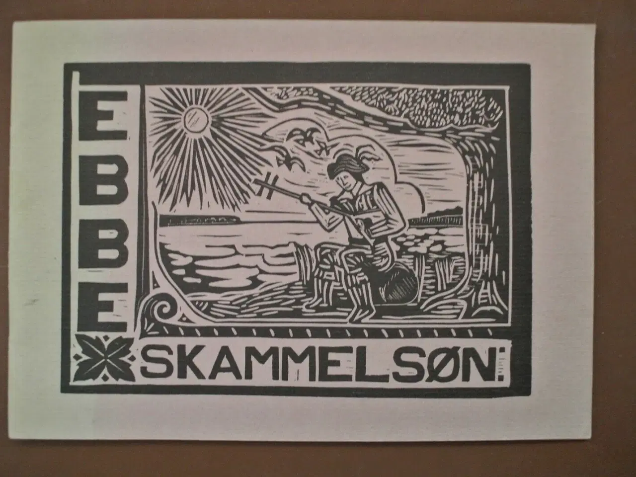 Billede 1 - ebbe skammelsøn - en folkevise, ill af elever på 