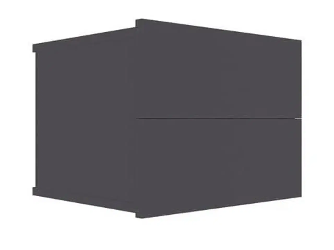 Billede 6 - Sengeskabe 2 stk. 40x30x30 cm spånplade grå
