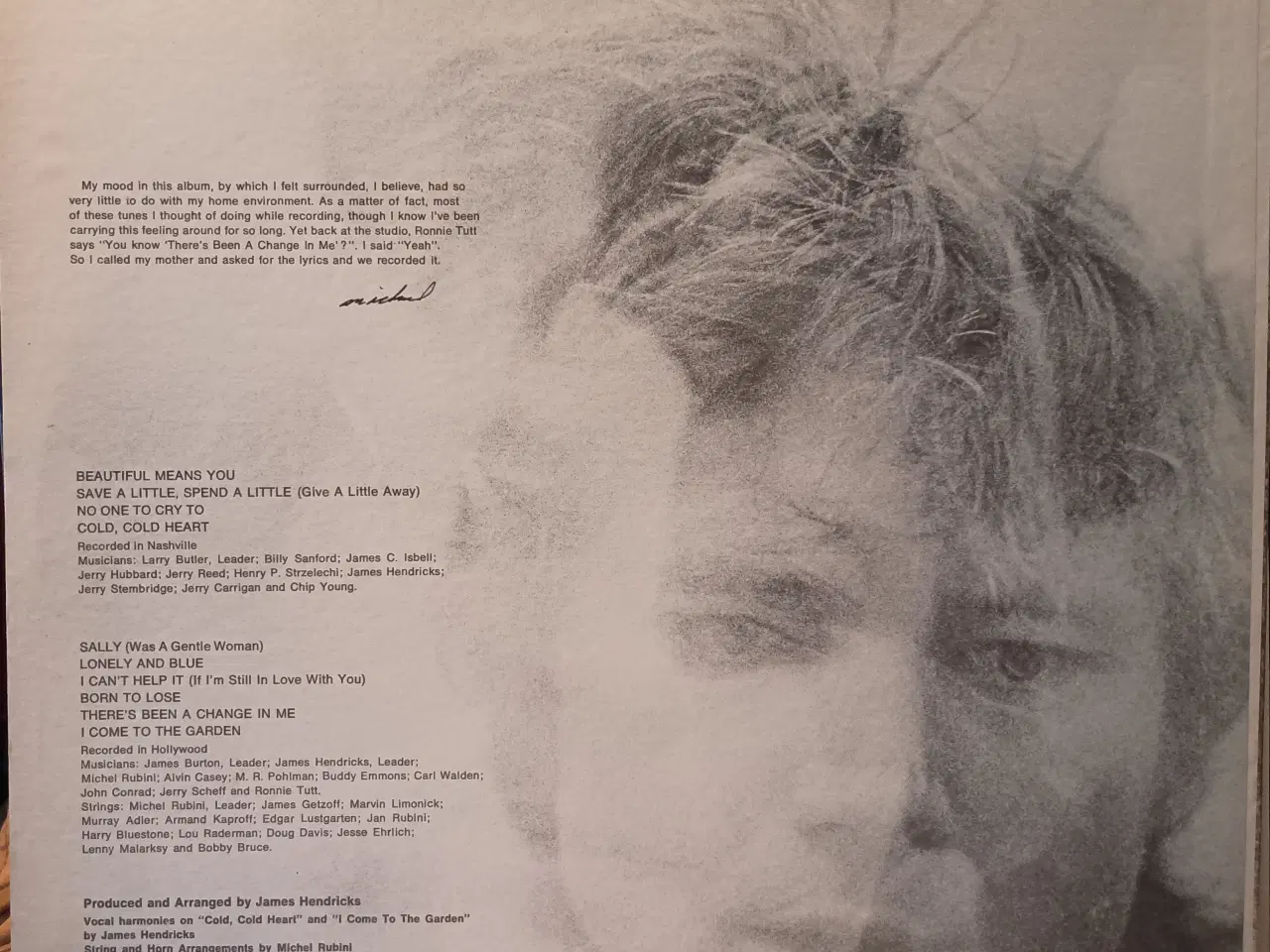 Billede 1 - Michael Parks, Blue. LP.