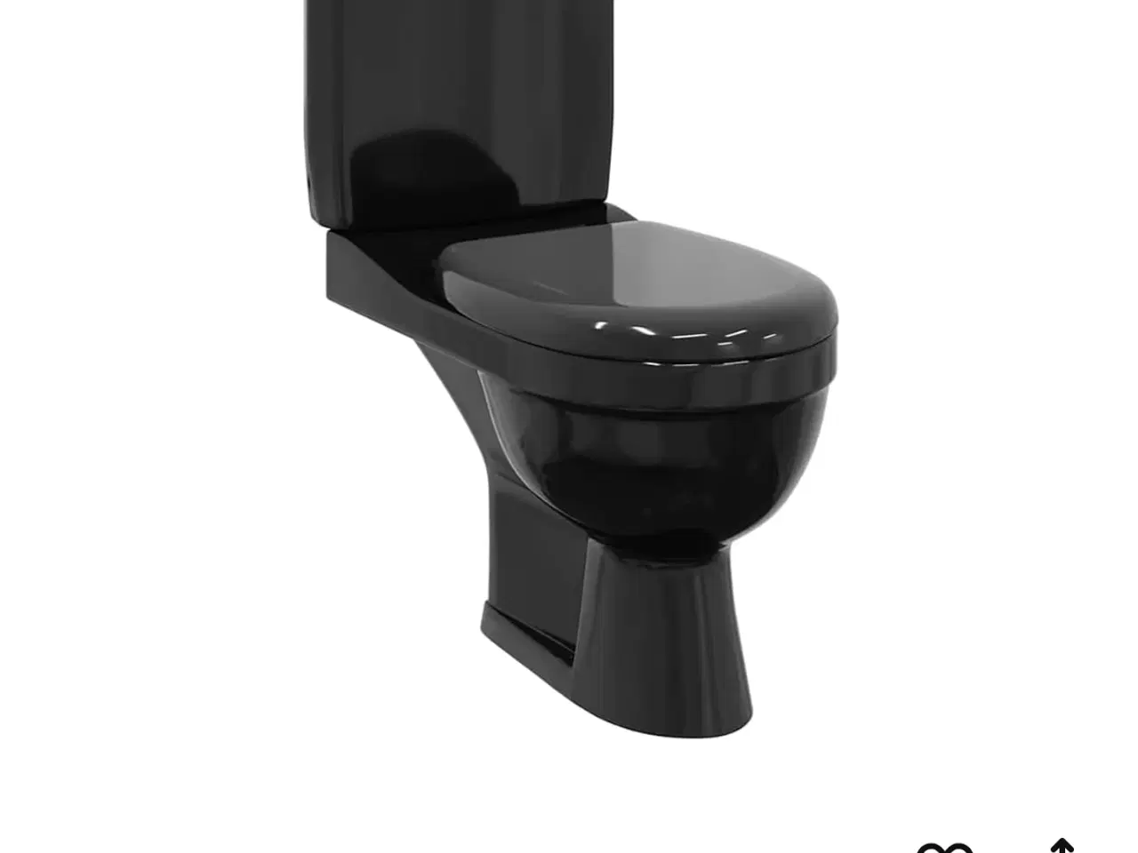 Billede 1 - Nyt toilet i sort