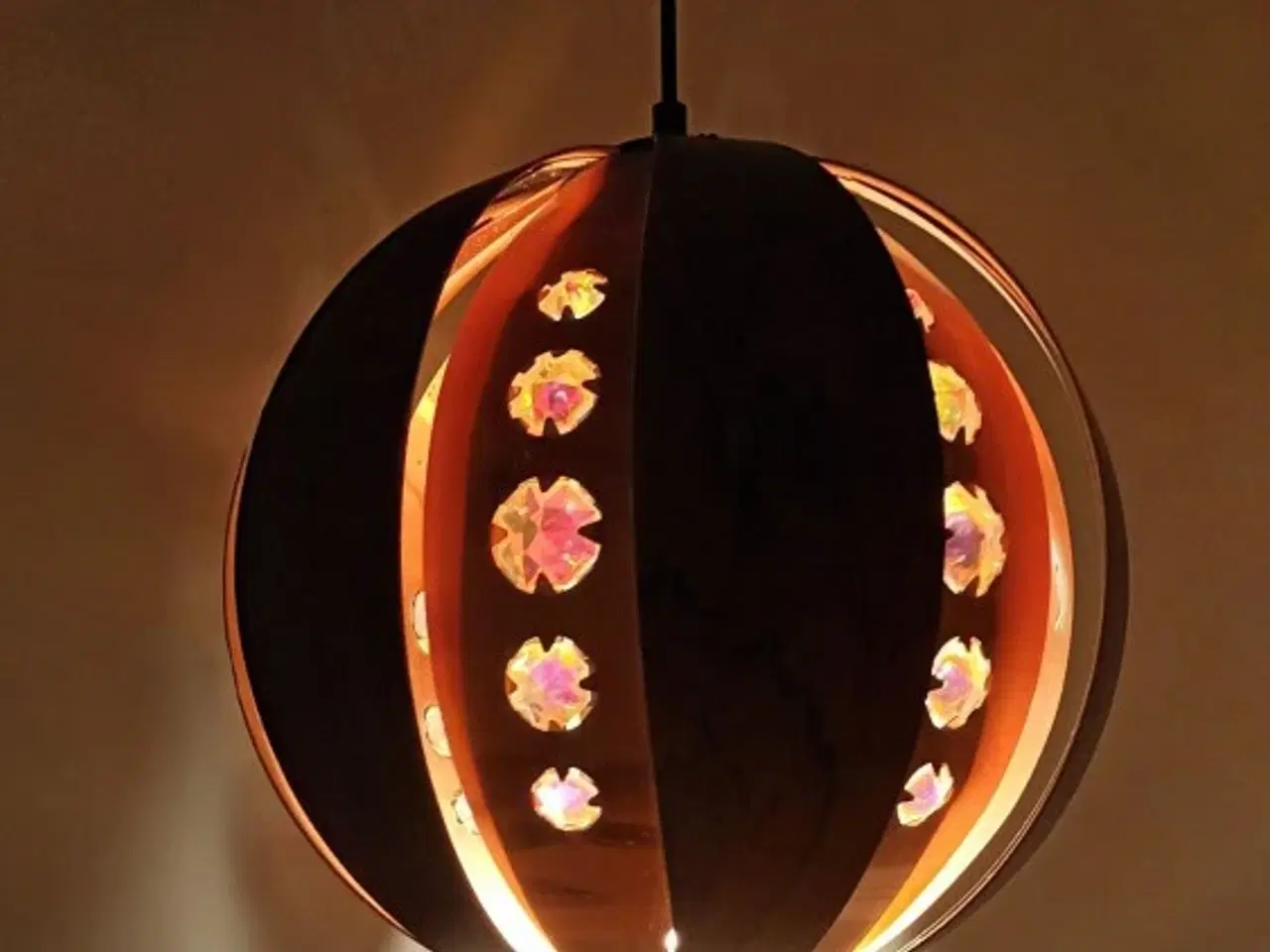 Billede 1 - Loftlampe-Retro Vintage Werner Schou 60s palisande