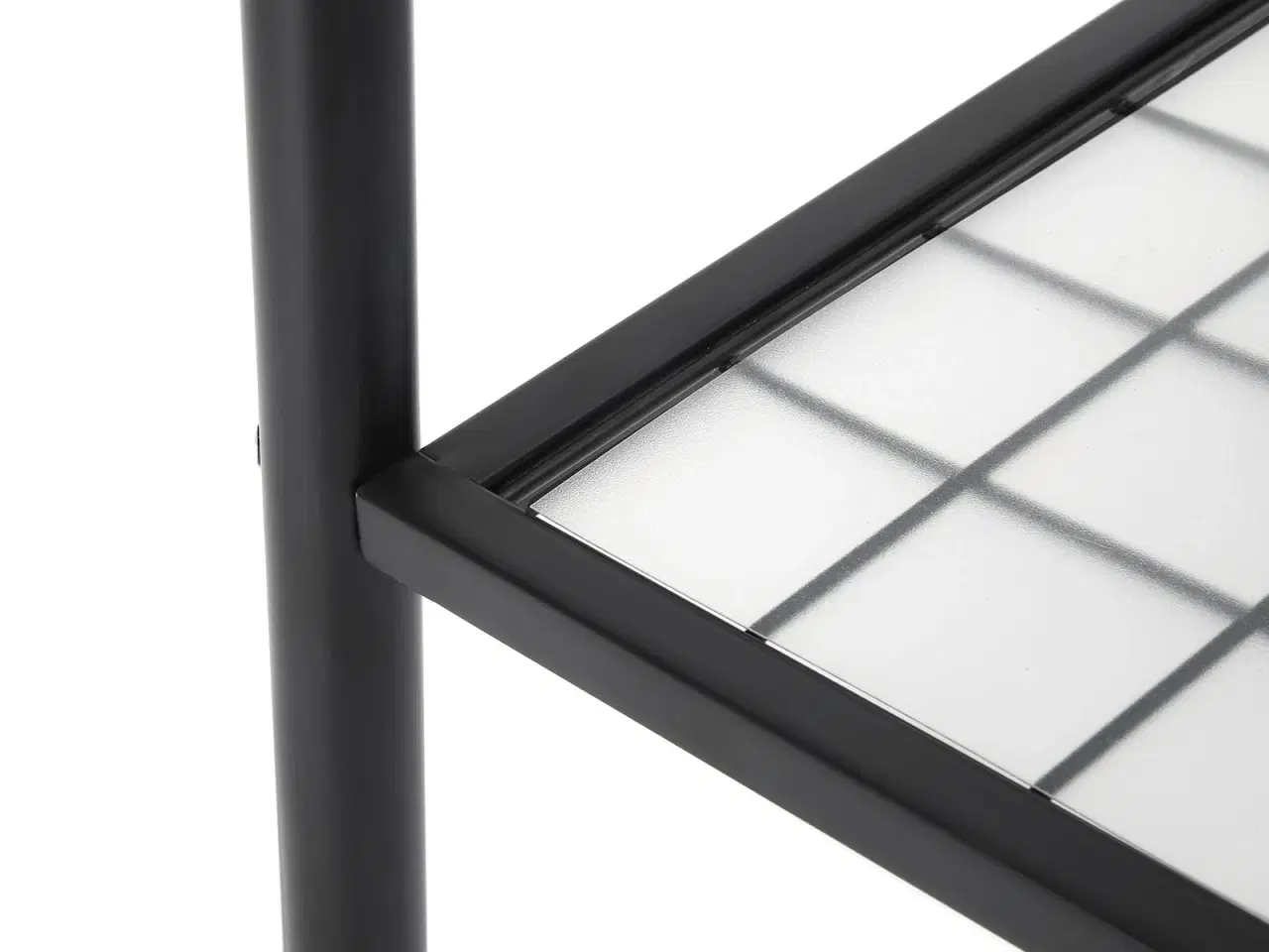 Billede 5 - Tøjstativ – SONGMICS, stål, med bøjlestang og bundhylde, 92,5 × 33,5 × 153 cm, mat sort (HSR23BK)