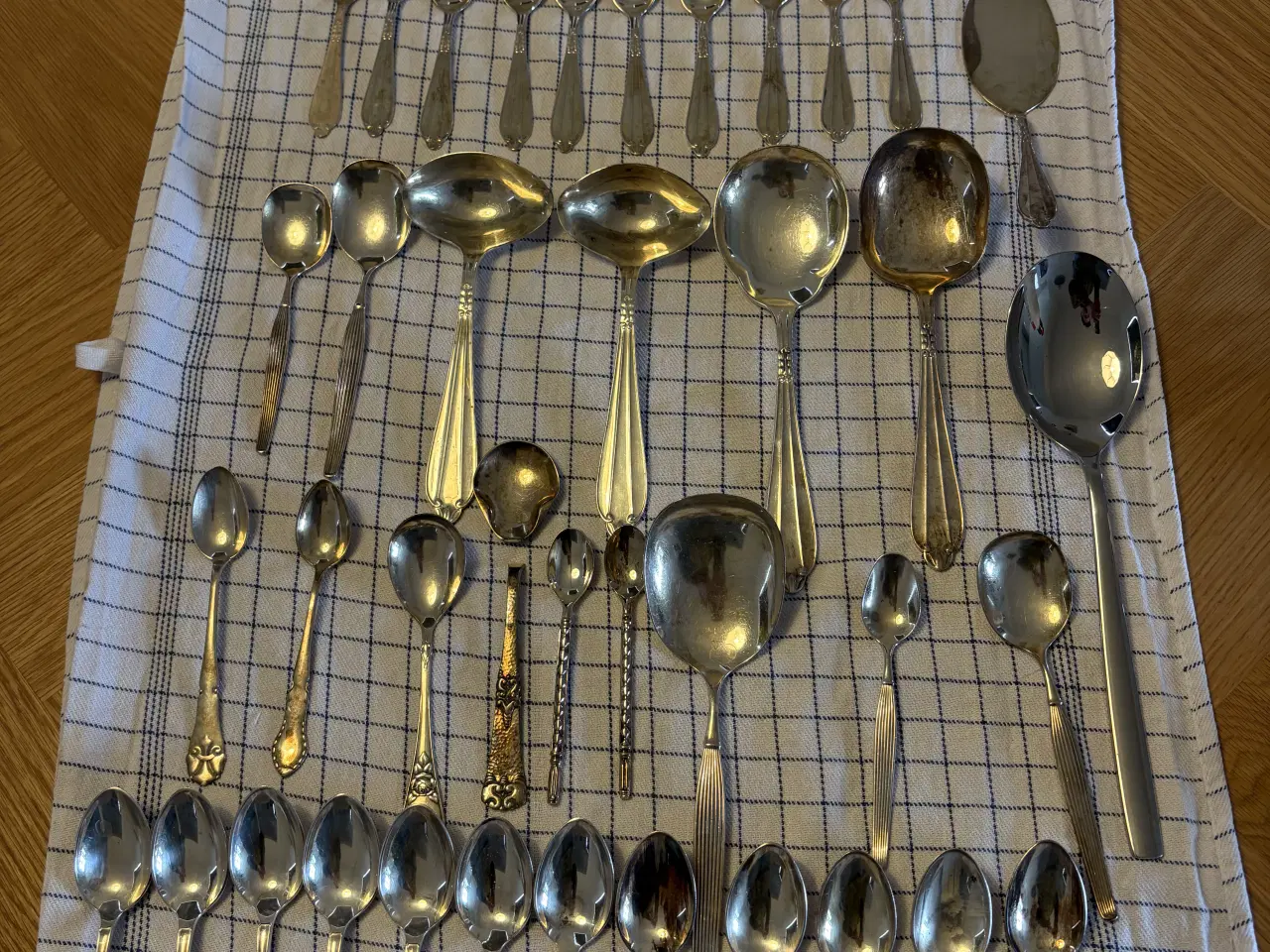 Billede 1 - Blandet parti skeer sølvbelagt 