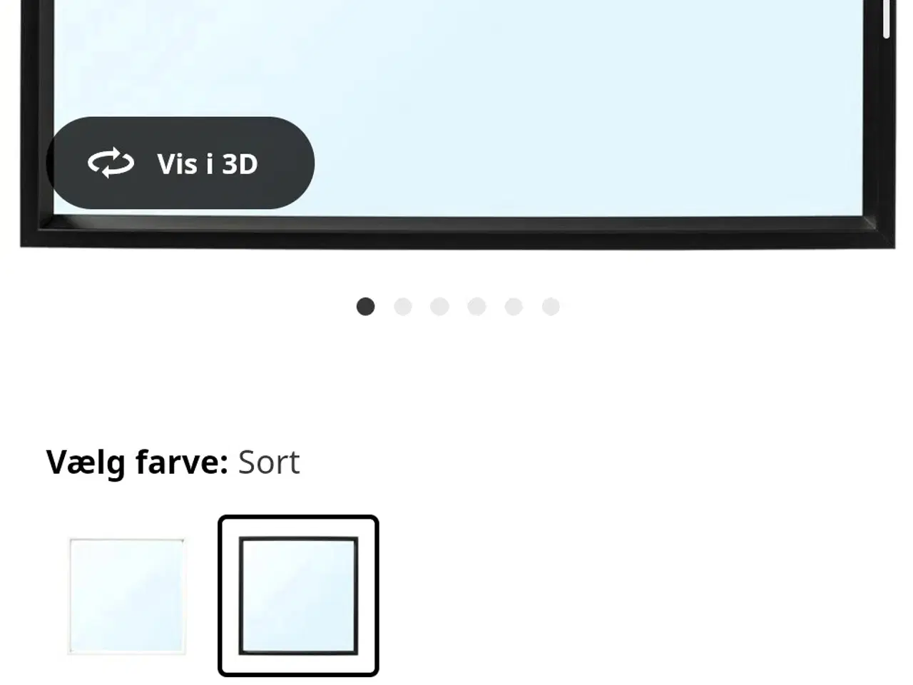 Billede 2 - Nissedal spejl 65X65 cm 
