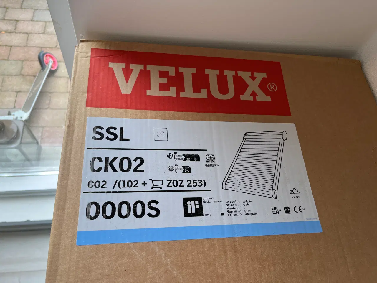 Billede 2 - Velux rulleskodde SSL CK02 0000S 55x78cm antracit