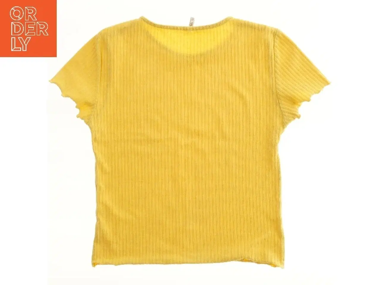Billede 1 - Gul T-shirt med korte ærmer fra Only (str. 164)