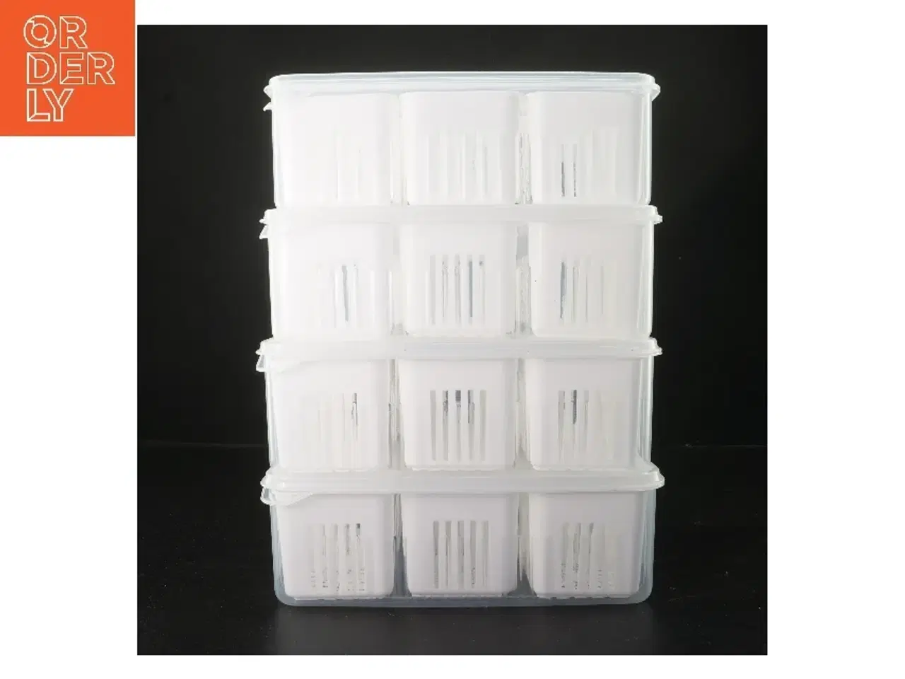 Billede 1 - Opbevaringsbeholder med ruminddelinger (str. 22x16 cm)