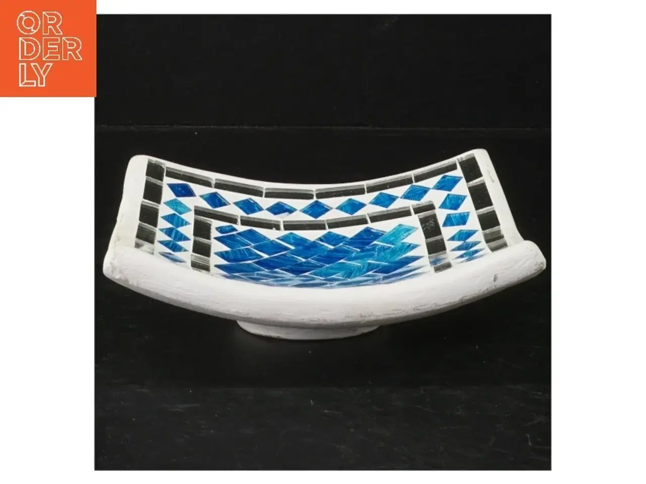 Billede 1 - Mosaik fad (str. 14 x 14 cm)