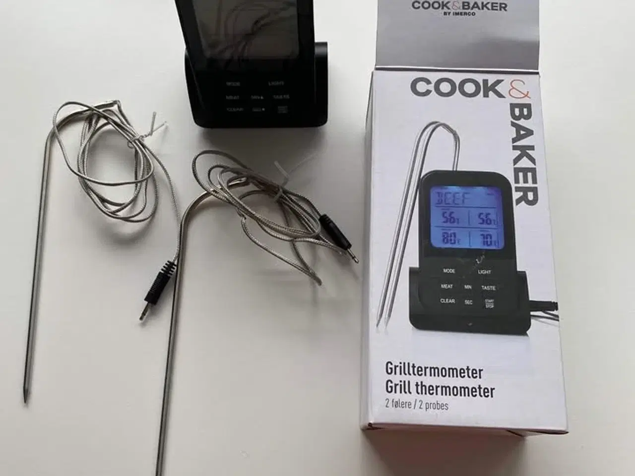 Billede 1 - Grill-termometer med to følere