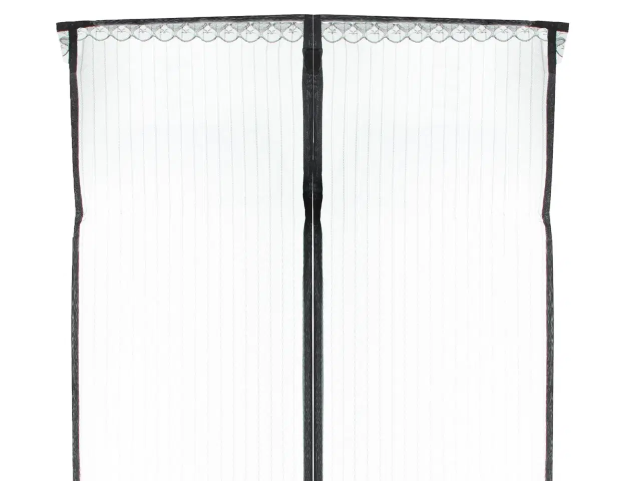 Billede 6 - Magnetisk myggenet til dør – 85 × 210 cm, sort
