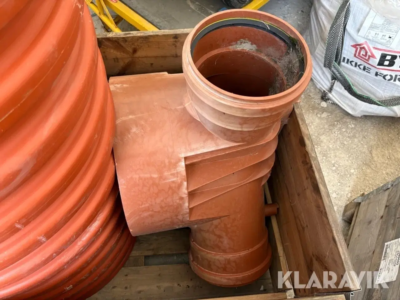 Billede 7 - Assorterede rør og fittings Wavin - 4 paller